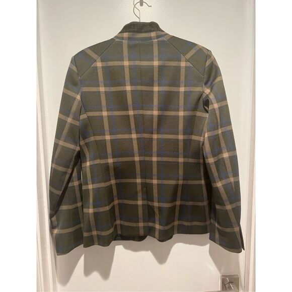 Rag & Bone Naomi Check Snap-Front Blazer size 8 worn once excellent condition - Picture 4 of 12